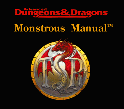 ADnD&reg;  2nd Edition: Monstrous Manual